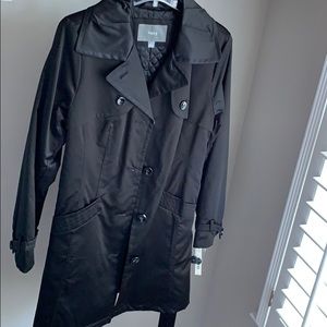 Black trench coat